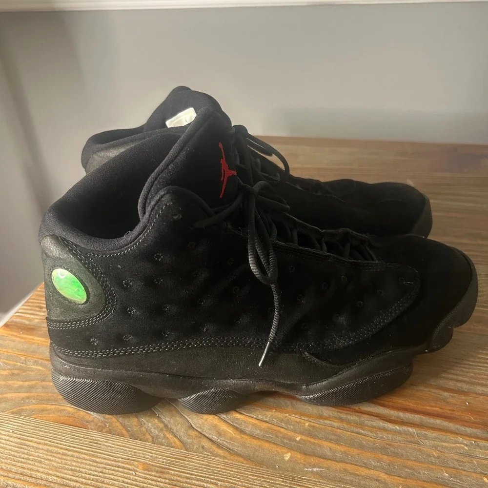 Air Jordan‎ 13 Retro Black Mens Sneakers Shoes 414571-006